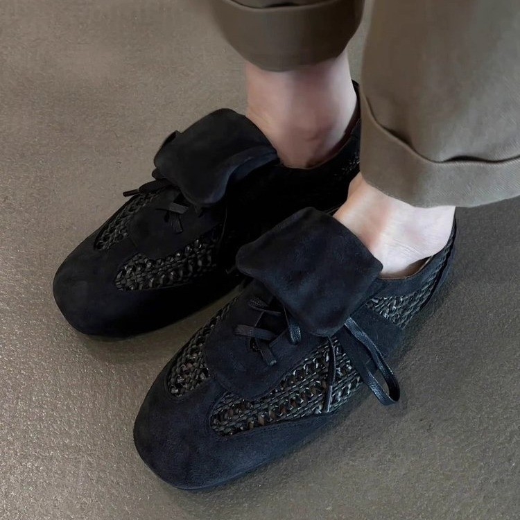 Спортни дамски обувки с PU горна част, кръгъл нос, нисък профил, нисък ток 1–3 см, EVA стелка