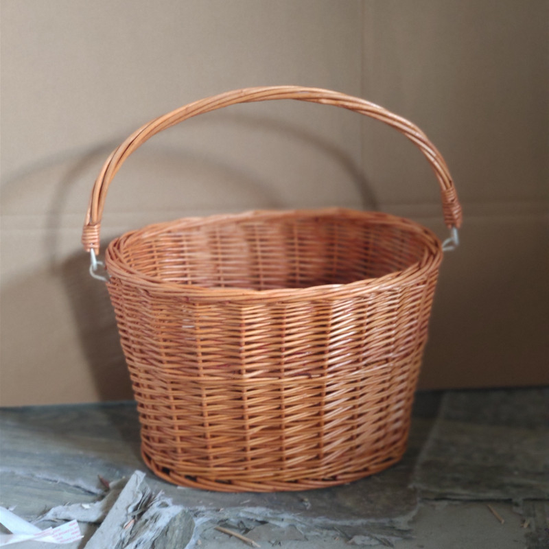 Retro pletena košarica za bicikl, model 012, podrijetlo Shandong