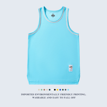 Ανδρικό αμάνικο γιλέκο προπόνησης – στενοί ώμοι, γρήγορο στέγνωμα, διαπνοή, πολυεστερικό μείγμα, για τρέξιμο και μπάσκετ