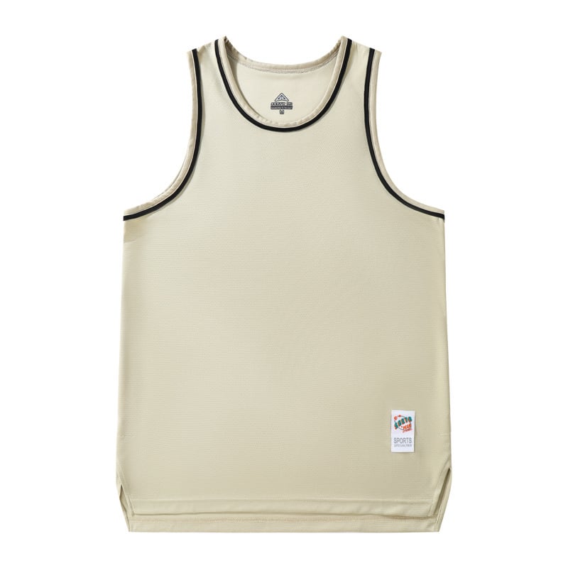 Ανδρικό αμάνικο γιλέκο προπόνησης – στενοί ώμοι, γρήγορο στέγνωμα, διαπνοή, πολυεστερικό μείγμα, για τρέξιμο και μπάσκετ