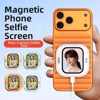 Телефон заден магнитен селфи екран X3 — кабелно свързване, дублиране на екрана и дистанционно управление