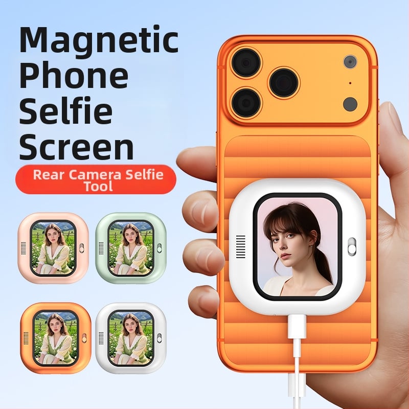 Телефон заден магнитен селфи екран X3 — кабелно свързване, дублиране на екрана и дистанционно управление