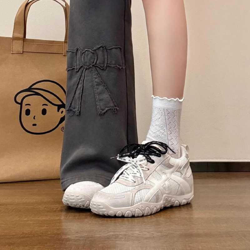 Forrest Gump tenisice za žene - prozračan mrežasti gornji dio, debeli potplat, PU ulošak, gumeni vanjski potplat - (Gornji dio: Super Fiber; Uložak: PU; Potplat: Guma; Visina pete: 1–3 cm)