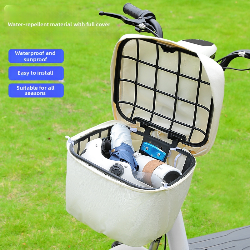 Κάλυμμα μπροστινού καλαθιού ηλεκτρικού οχήματος, αδιάβροχο, απλό σχέδιο