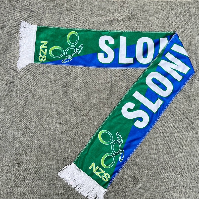 Nogometni navijački šal - Materijal: tanak pamuk; Prilagodba: Da; Otisnuto logo; Porijeklo: Guangzhou; Sport: Nogomet