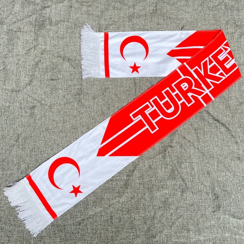 Nogometni navijački šal - Materijal: tanak pamuk; Prilagodba: Da; Otisnuto logo; Porijeklo: Guangzhou; Sport: Nogomet