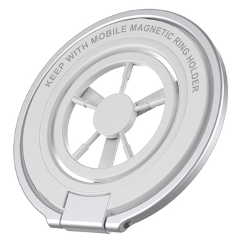 Suport magnetic dublu pentru telefon, staționare de birou pliabilă, aliaj, design universal, personalizabil