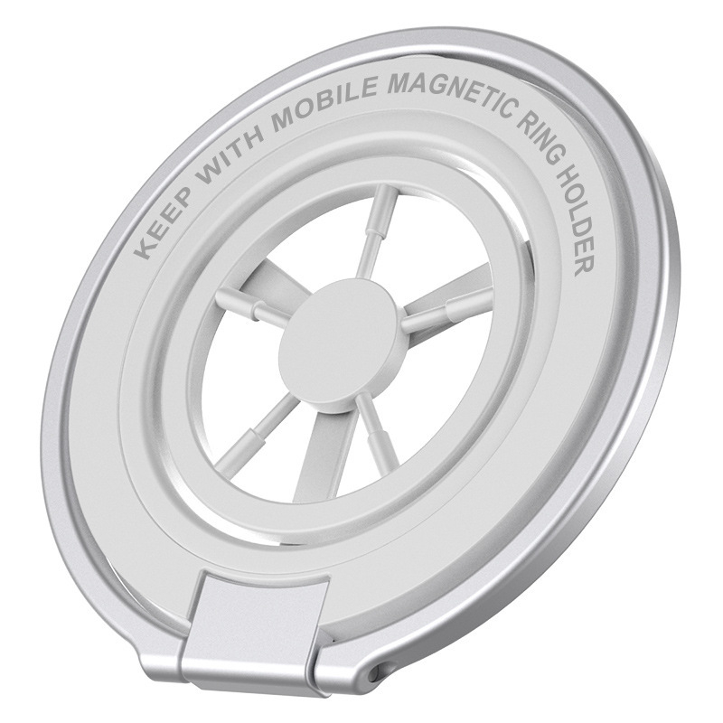 Suport magnetic dublu pentru telefon, staționare de birou pliabilă, aliaj, design universal, personalizabil