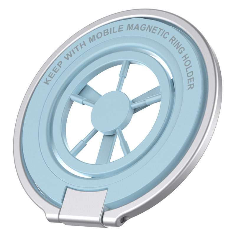 Suport magnetic dublu pentru telefon, staționare de birou pliabilă, aliaj, design universal, personalizabil