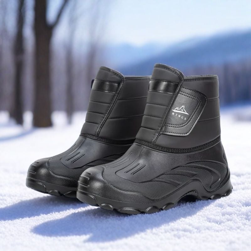 Čizme za snijeg s flis podstavom, vodootporne, protuklizne, PU gornji dio, EVA potplat (zima, unisex)