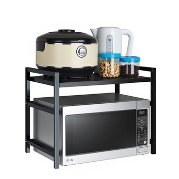 Vytiahnuteľný kuchynský regál na skladovanie, dvojposchodový, kov, model CY11, moderný minimalistický štýl, prispôsobiteľné podľa výkresov