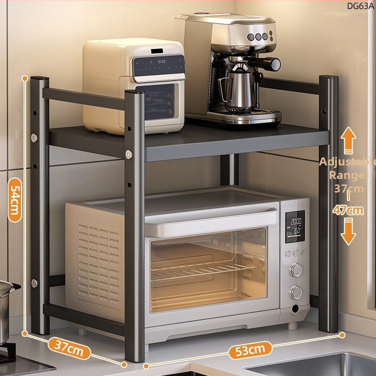 Vytiahnuteľný kuchynský regál na skladovanie, dvojposchodový, kov, model CY11, moderný minimalistický štýl, prispôsobiteľné podľa výkresov