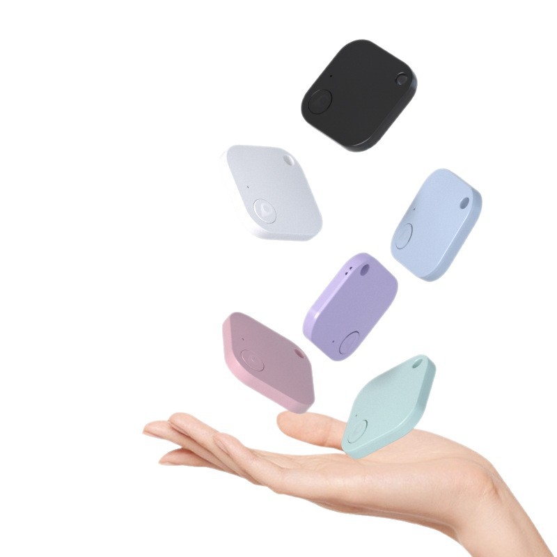 Pametan kvadratni Bluetooth tracker za prtljagu i ključeve - dvostrani alarm protiv gubitka, dvostruko traženje, pronalaženje gubitka (210mAh, doseg 25 m, ABS kućište, kompatibilan s Androidom i iOS-om)