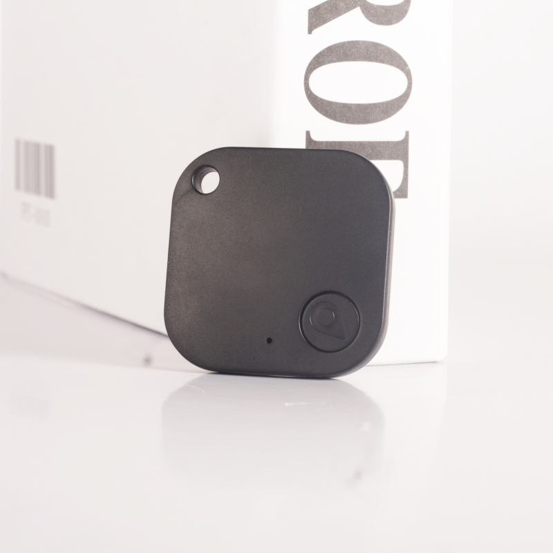 Pametan kvadratni Bluetooth tracker za prtljagu i ključeve - dvostrani alarm protiv gubitka, dvostruko traženje, pronalaženje gubitka (210mAh, doseg 25 m, ABS kućište, kompatibilan s Androidom i iOS-om)