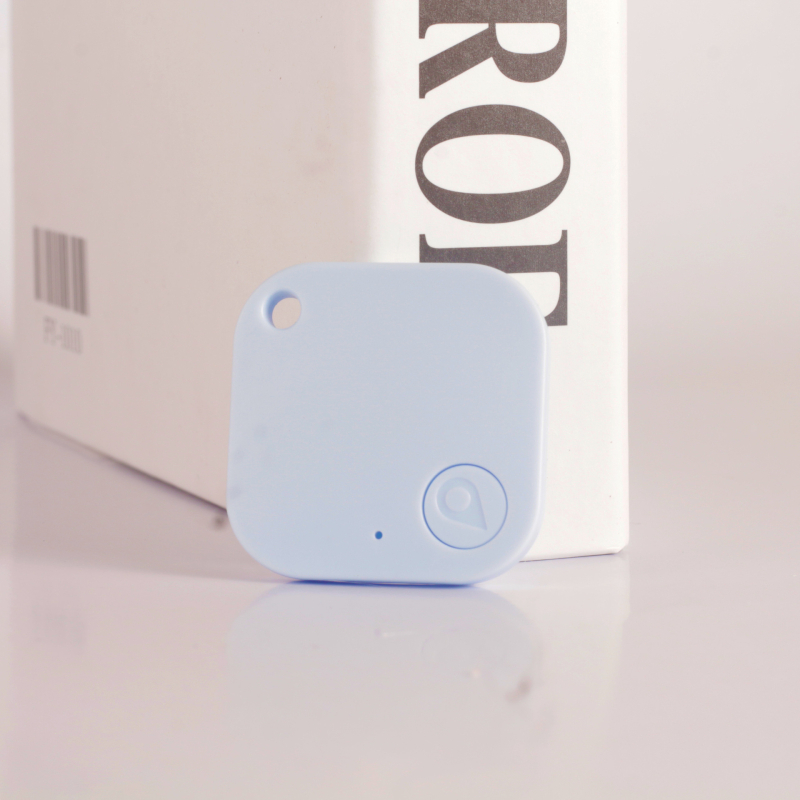 Pametan kvadratni Bluetooth tracker za prtljagu i ključeve - dvostrani alarm protiv gubitka, dvostruko traženje, pronalaženje gubitka (210mAh, doseg 25 m, ABS kućište, kompatibilan s Androidom i iOS-om)