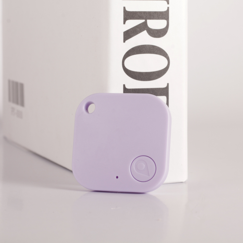 Pametan kvadratni Bluetooth tracker za prtljagu i ključeve - dvostrani alarm protiv gubitka, dvostruko traženje, pronalaženje gubitka (210mAh, doseg 25 m, ABS kućište, kompatibilan s Androidom i iOS-om)