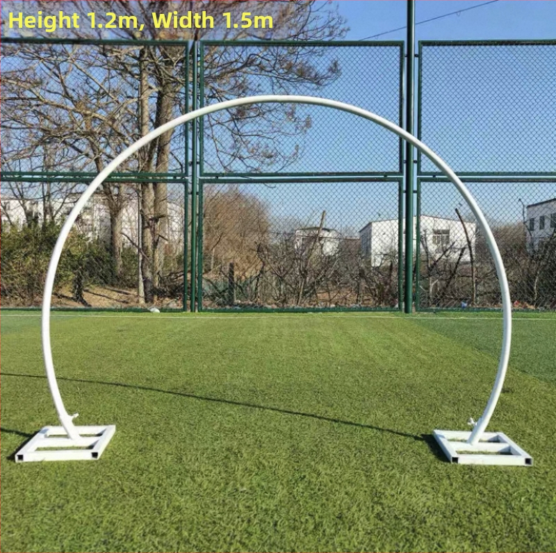 Vjenčani okrugli okvir pozadine, luk s cvjetovima trešnje, polukružni luk balona, željezni okvir