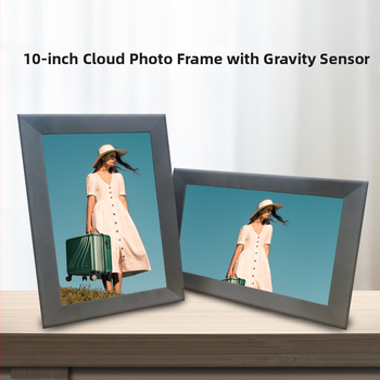 Dotyková digitálna fotorámka s personalizáciou — Rozlíšenie 800x1280, 32GB úložisko, Podpora USB/TF pamäťových kariet, WiFi/Bluetooth pripojenie, OEM tlač loga