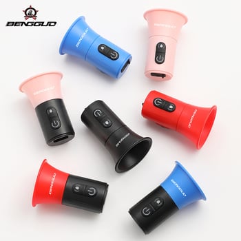 Bunguo Bg-3516 Многофункционален Bluetooth музикален записващ велосипеден звънец, мини портативен водоустойчив ABS говорител