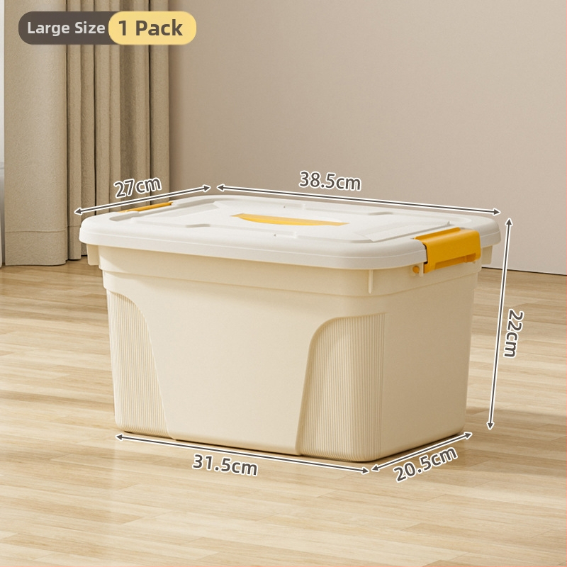 Velika plastična kutija za pohranu s kotačićima za odjeću – kućni organizator