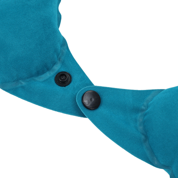 U-oblikovani napuhivački jastuk za putovanja, PVC, debljina 20 mm, težina 100 g, model: U-oblik, stil: moderni minimalizam