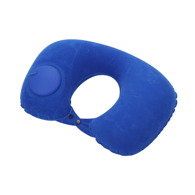 U-oblikovani napuhivački jastuk za putovanja, PVC, debljina 20 mm, težina 100 g, model: U-oblik, stil: moderni minimalizam