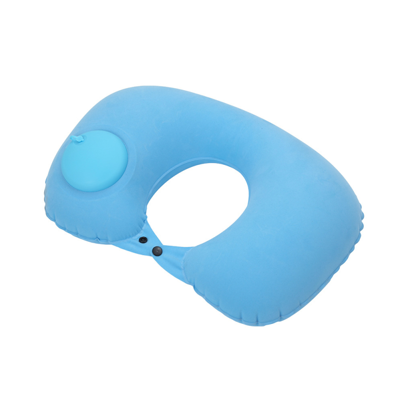 U-oblikovani napuhivački jastuk za putovanja, PVC, debljina 20 mm, težina 100 g, model: U-oblik, stil: moderni minimalizam