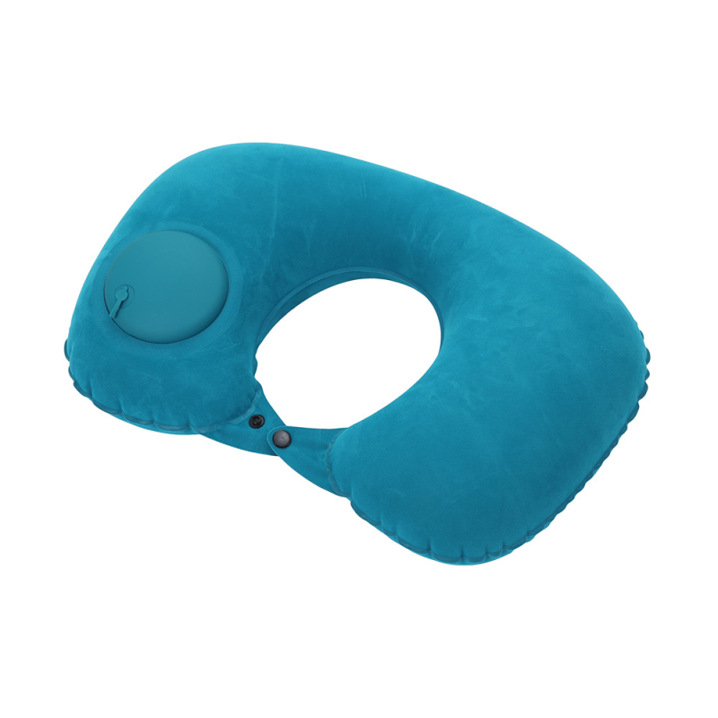 U-oblikovani napuhivački jastuk za putovanja, PVC, debljina 20 mm, težina 100 g, model: U-oblik, stil: moderni minimalizam