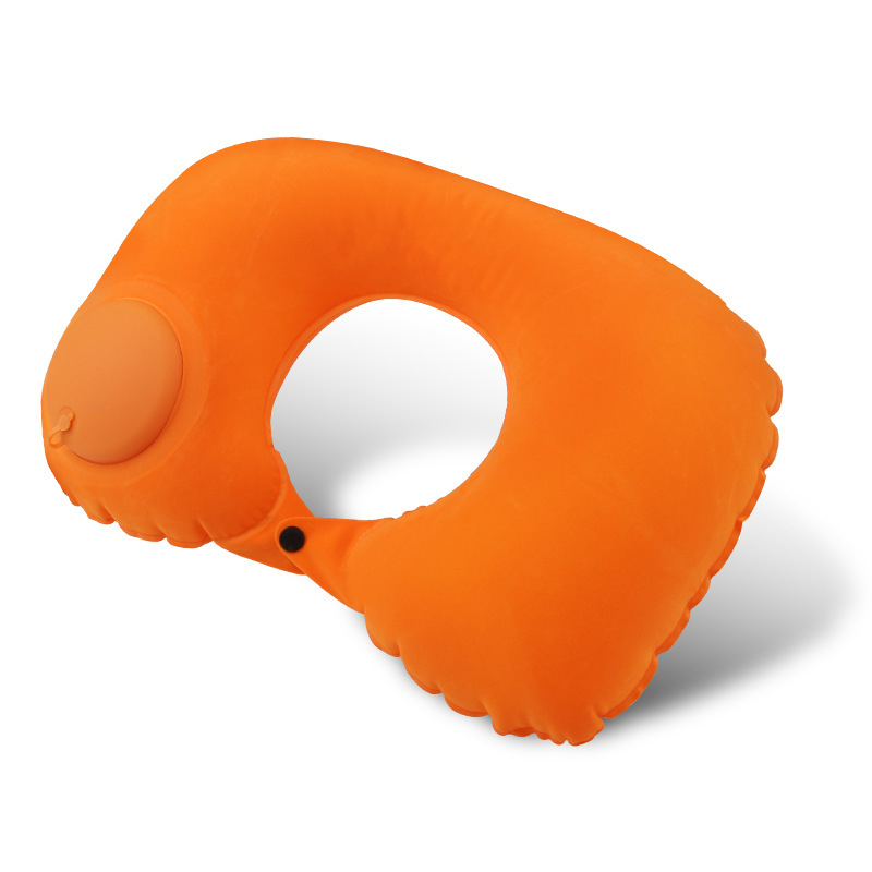 U-oblikovani napuhivački jastuk za putovanja, PVC, debljina 20 mm, težina 100 g, model: U-oblik, stil: moderni minimalizam