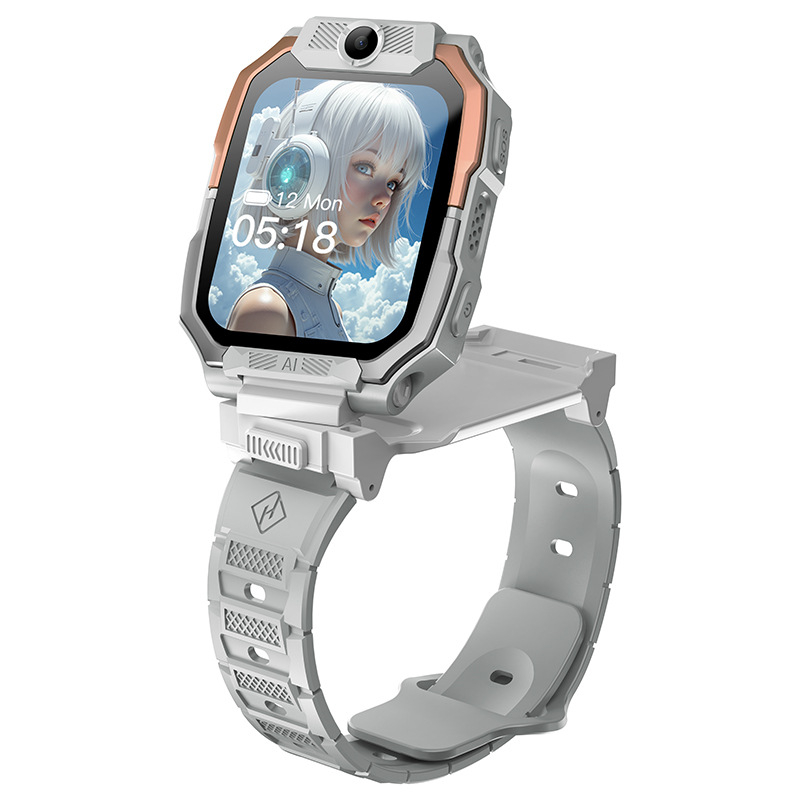 AS08H Έξυπνο παιδικό ρολόι-τηλέφωνο με 4G, βιντεοκλήσεις, τοποθεσία GPS, κάμερα 1.3MP