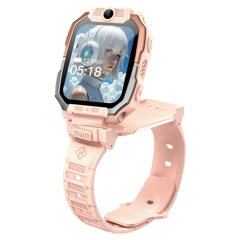 AS08H Έξυπνο παιδικό ρολόι-τηλέφωνο με 4G, βιντεοκλήσεις, τοποθεσία GPS, κάμερα 1.3MP