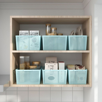 Coș de depozitare dreptunghiular din oțel carbon pentru gustări și uz general – design modern minimalist