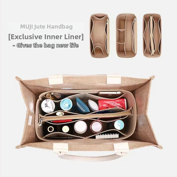 Unutarnja torbica-organizator za Muji platnenu torbu – sklopiva, japanskog stila, za garderobu, za donje rublje