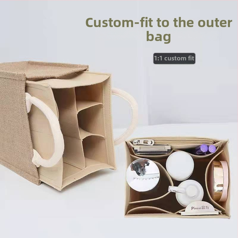 Unutarnja torbica-organizator za Muji platnenu torbu – sklopiva, japanskog stila, za garderobu, za donje rublje