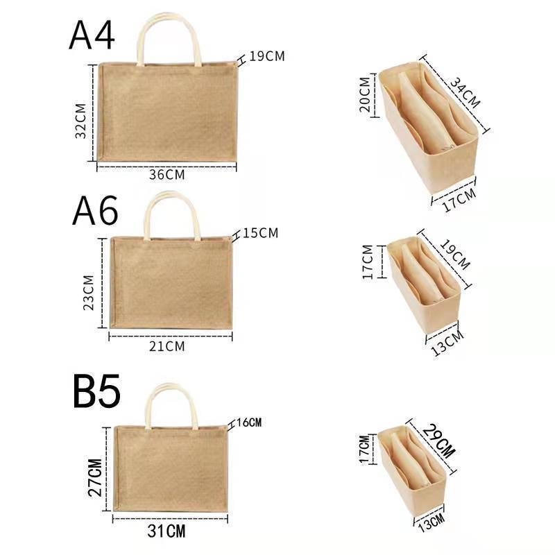 Unutarnja torbica-organizator za Muji platnenu torbu – sklopiva, japanskog stila, za garderobu, za donje rublje