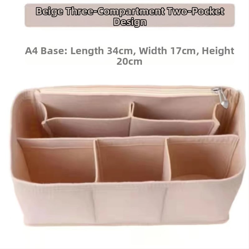 Unutarnja torbica-organizator za Muji platnenu torbu – sklopiva, japanskog stila, za garderobu, za donje rublje