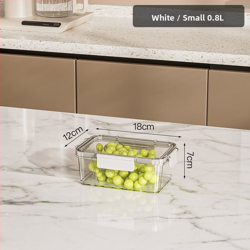 HAIPU Пластмасова кутия за съхранение на пресни продукти – прост и модерен дизайн, 1 бр., запазва свежестта и осигурява уплътнение