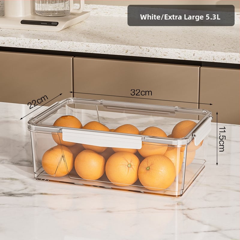 HAIPU Пластмасова кутия за съхранение на пресни продукти – прост и модерен дизайн, 1 бр., запазва свежестта и осигурява уплътнение