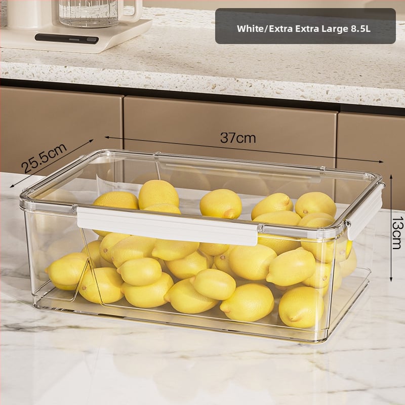 HAIPU Пластмасова кутия за съхранение на пресни продукти – прост и модерен дизайн, 1 бр., запазва свежестта и осигурява уплътнение