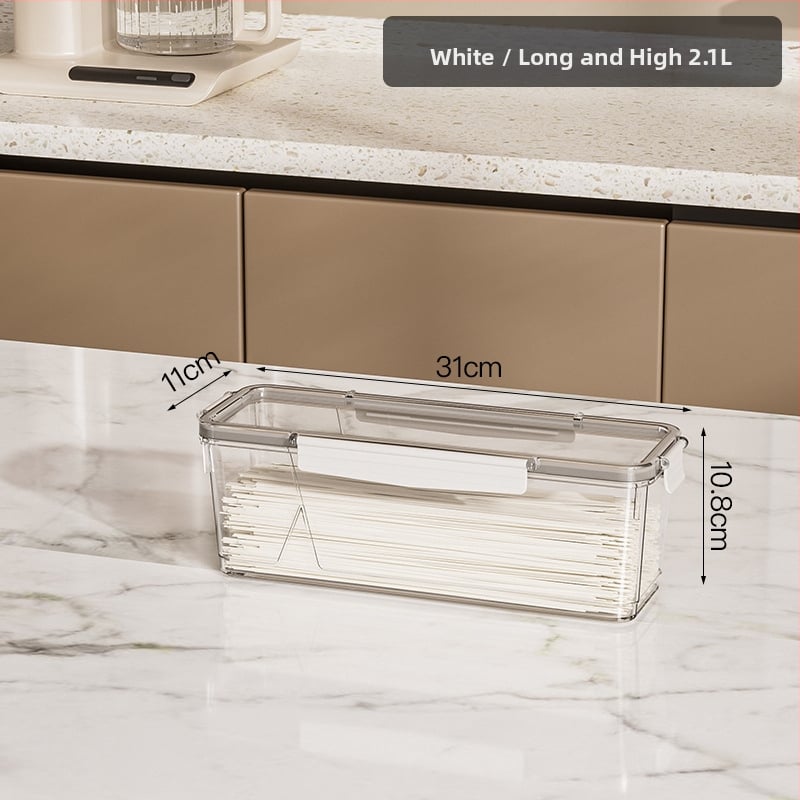 HAIPU Пластмасова кутия за съхранение на пресни продукти – прост и модерен дизайн, 1 бр., запазва свежестта и осигурява уплътнение