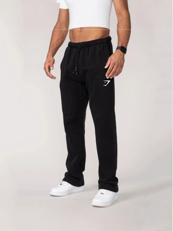 Pantaloni sport pentru bărbați, croială slim, imprimeu, talie medie, închidere cu șnur, 95% poliester