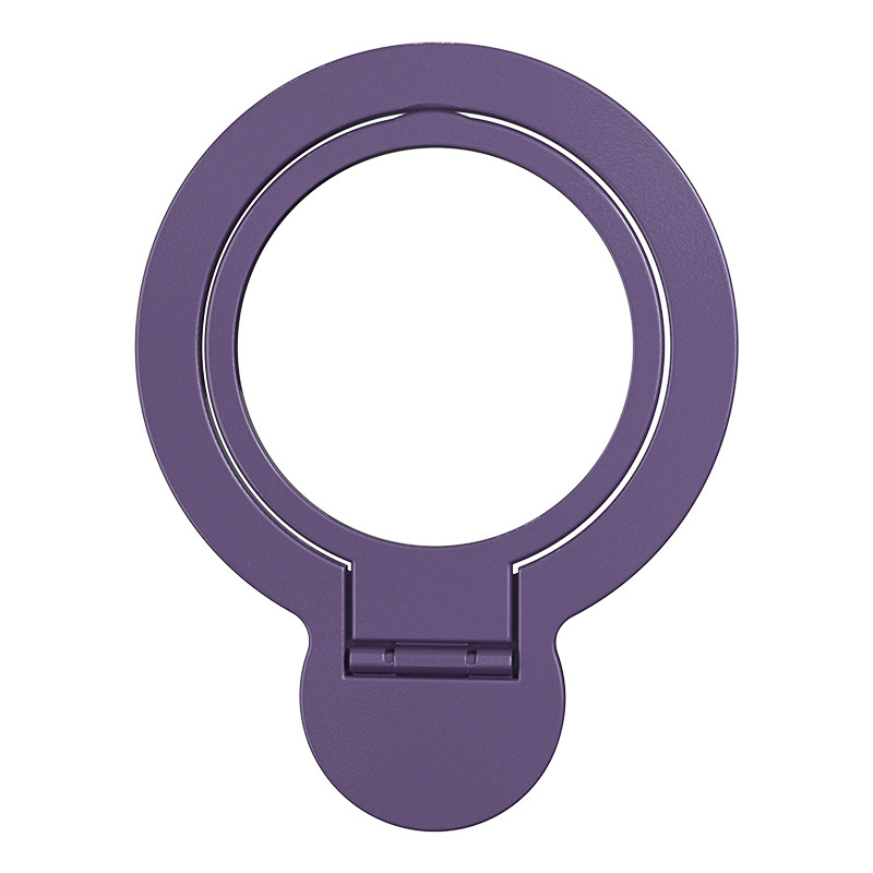 Univerzalni metalni držač za telefon s magnetskim prstenom i ljepilnim držačem; sklapanja podrška; prilagodba; opći stil