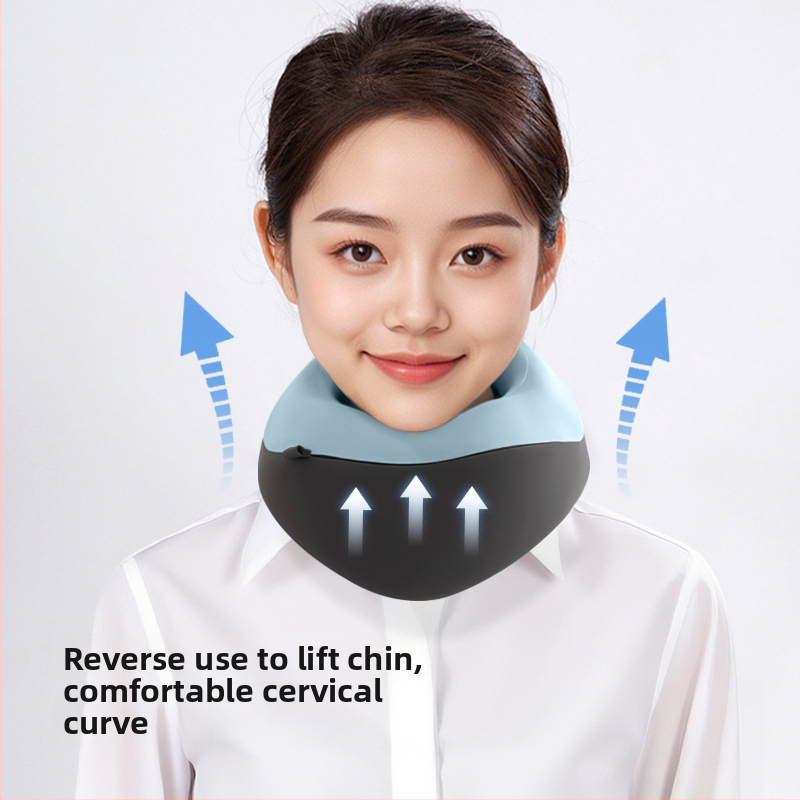 Μαξιλάρι λαιμού U-σχήματος για ταξίδια με αφρού μνήμης (Υλικό γέμισης: μνήμης αφρού; Υλικό καλύμματος: χημική ίνα; Στυλ: μοντέρνα απλότητα; Τύπος μαξιλαριού: U-σχήματος για ταξίδια; Βάρος: ≤0,5 kg)