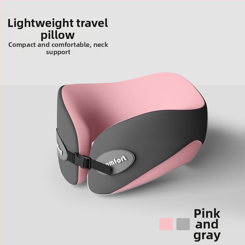 Μαξιλάρι λαιμού U-σχήματος για ταξίδια με αφρού μνήμης (Υλικό γέμισης: μνήμης αφρού; Υλικό καλύμματος: χημική ίνα; Στυλ: μοντέρνα απλότητα; Τύπος μαξιλαριού: U-σχήματος για ταξίδια; Βάρος: ≤0,5 kg)