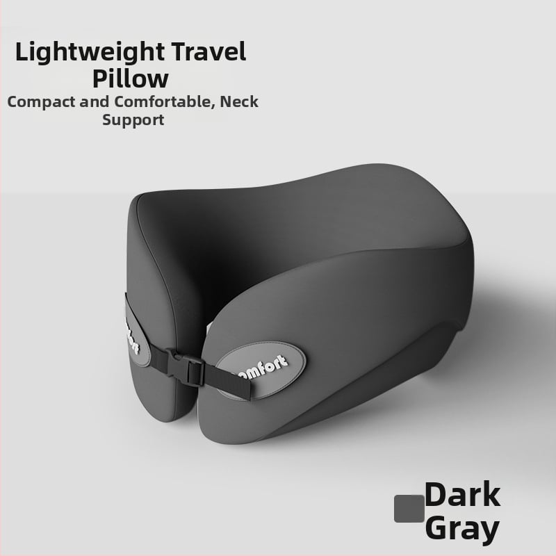 Μαξιλάρι λαιμού U-σχήματος για ταξίδια με αφρού μνήμης (Υλικό γέμισης: μνήμης αφρού; Υλικό καλύμματος: χημική ίνα; Στυλ: μοντέρνα απλότητα; Τύπος μαξιλαριού: U-σχήματος για ταξίδια; Βάρος: ≤0,5 kg)