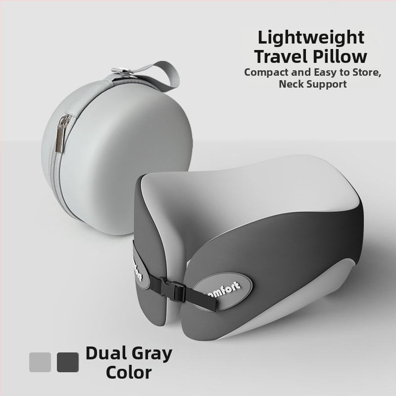 Μαξιλάρι λαιμού U-σχήματος για ταξίδια με αφρού μνήμης (Υλικό γέμισης: μνήμης αφρού; Υλικό καλύμματος: χημική ίνα; Στυλ: μοντέρνα απλότητα; Τύπος μαξιλαριού: U-σχήματος για ταξίδια; Βάρος: ≤0,5 kg)