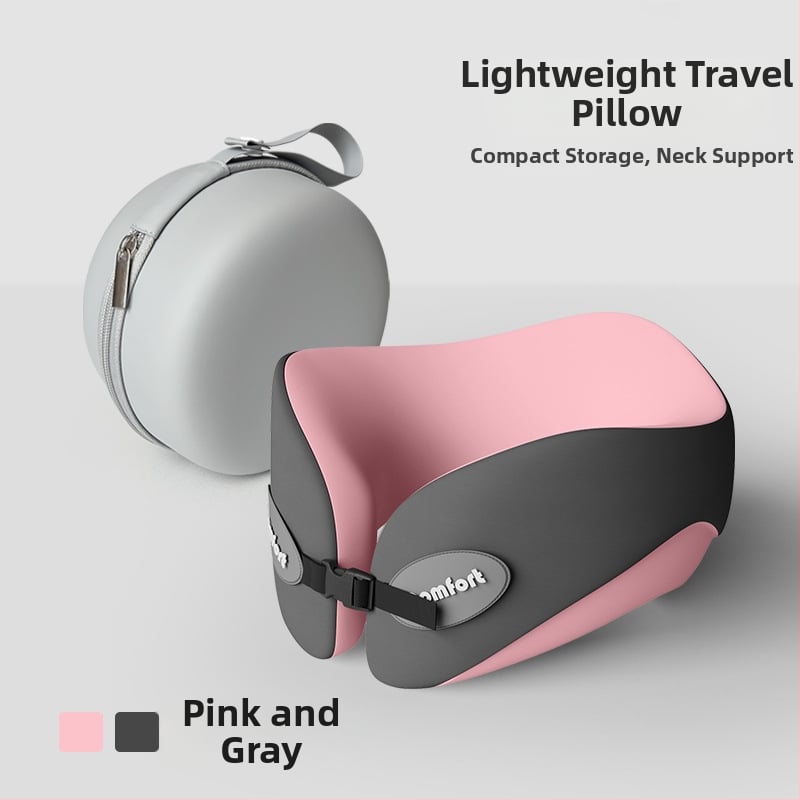 Μαξιλάρι λαιμού U-σχήματος για ταξίδια με αφρού μνήμης (Υλικό γέμισης: μνήμης αφρού; Υλικό καλύμματος: χημική ίνα; Στυλ: μοντέρνα απλότητα; Τύπος μαξιλαριού: U-σχήματος για ταξίδια; Βάρος: ≤0,5 kg)