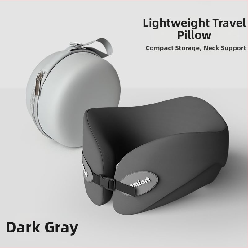 Μαξιλάρι λαιμού U-σχήματος για ταξίδια με αφρού μνήμης (Υλικό γέμισης: μνήμης αφρού; Υλικό καλύμματος: χημική ίνα; Στυλ: μοντέρνα απλότητα; Τύπος μαξιλαριού: U-σχήματος για ταξίδια; Βάρος: ≤0,5 kg)