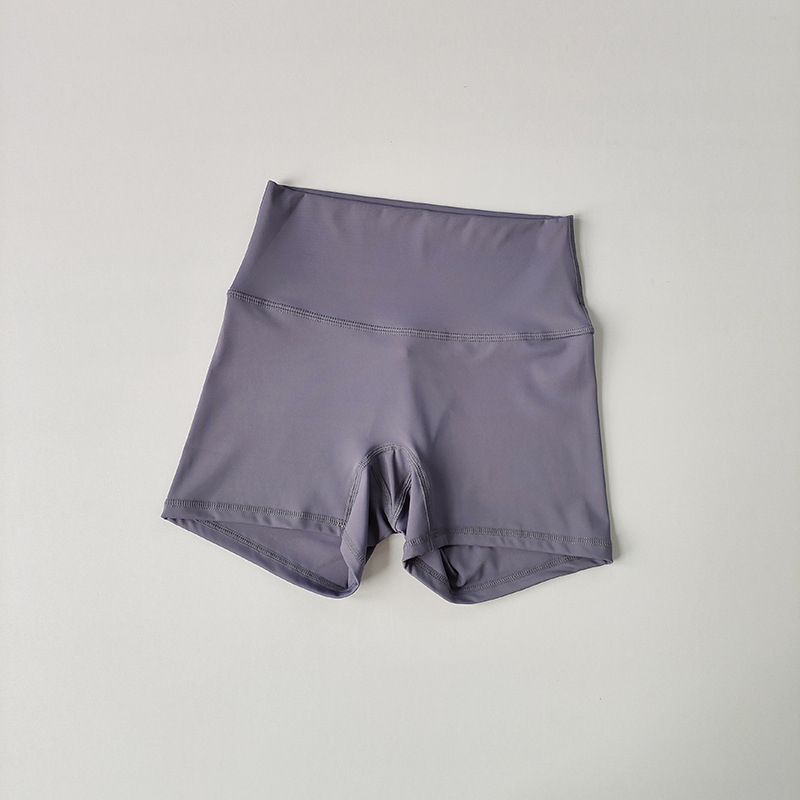 Ženske sportske kratke hlače srednjeg struka, uski kroj, brzo sušeće, 75% spandex, bez podstave