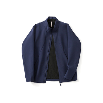 Geacă softshell pentru bărbați — poliester, culoare solidă, primăvară, mâneci lungi